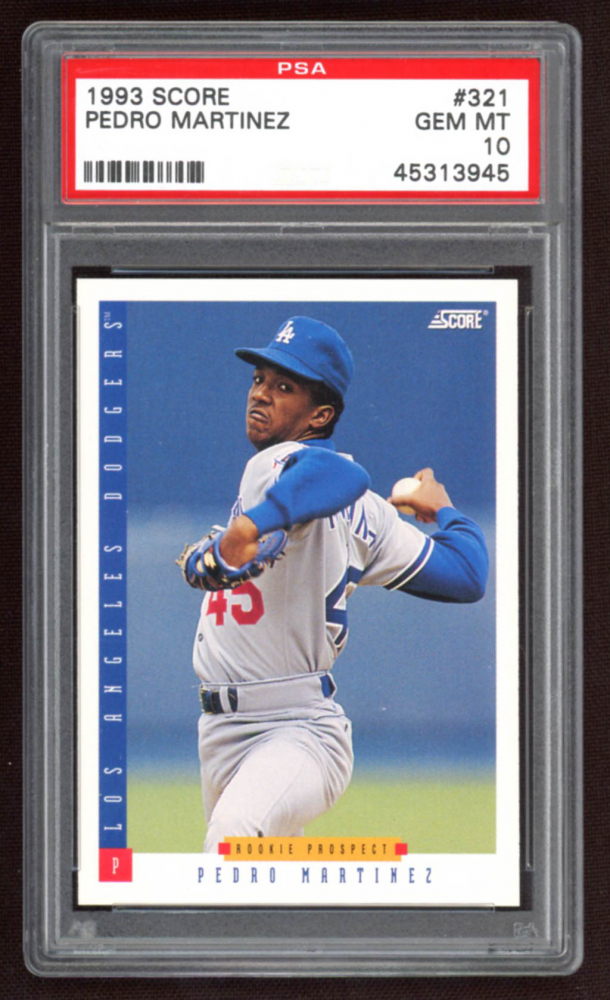 Pedro Martinez 1993 Score #321 (PSA 10) | Pristine Auction