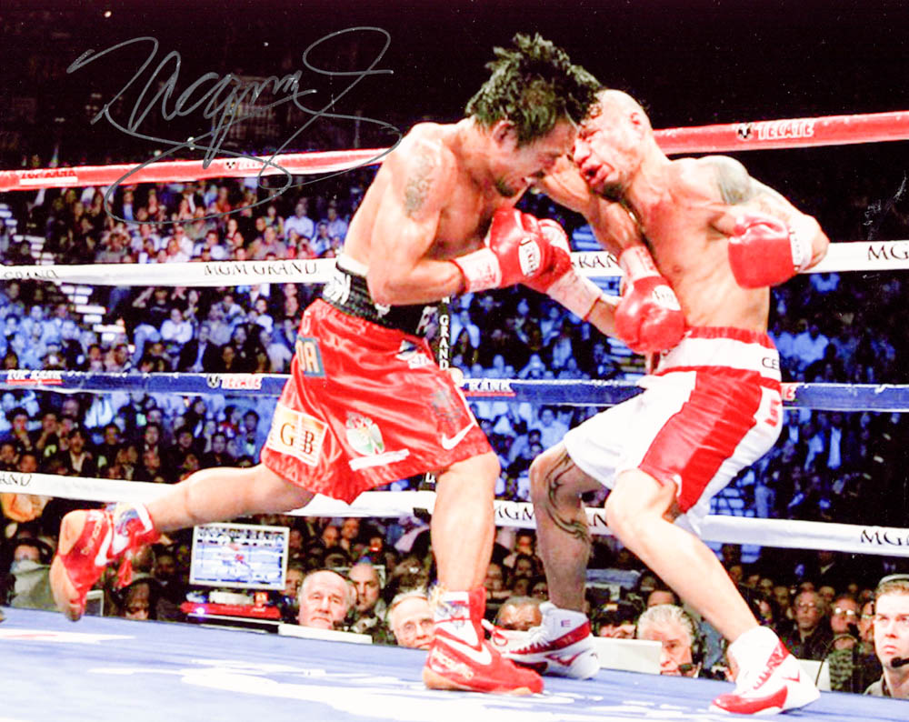 Manny Pacquiao Signed 8x10 Photo (Pacquiao COA) (See Description) at PristineAuction.com Manny Pacquiao Signed 8x10 Photo (Pacquiao COA) (See Description) at PristineAuction.com