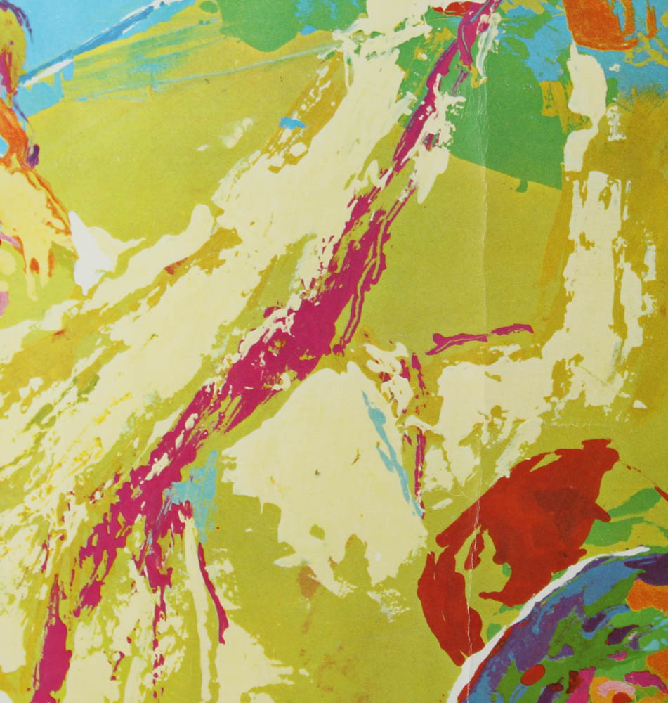 LeRoy Neiman Signed 25.5x34.5 Custom Framed Cut Display with Vintage Lithograph of Jack Nicklaus, Arnold Palmer, Sam Snead & Ben Hogan (PSA Hologram) at PristineAuction.com LeRoy Neiman Signed 25.5x34.5 Custom Framed Cut Display with Vintage Lithograph of Jack Nicklaus, Arnold Palmer, Sam Snead & Ben Hogan (PSA Hologram) at PristineAuction.com