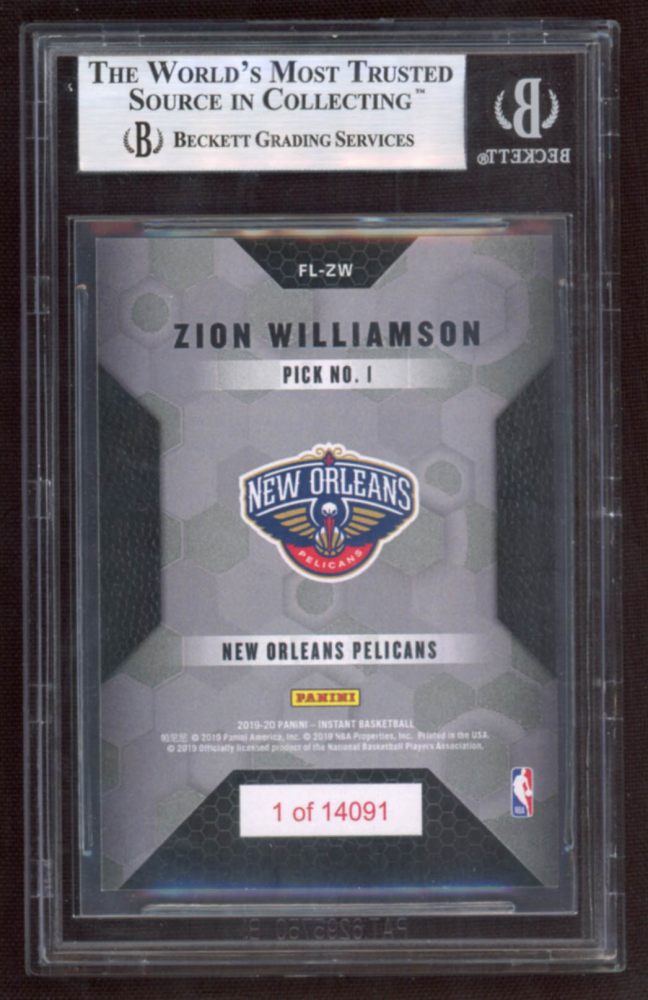 Zion Williamson 2019-20 Panini Instant RPS First Look (BGS 9) | Pristine  Auction