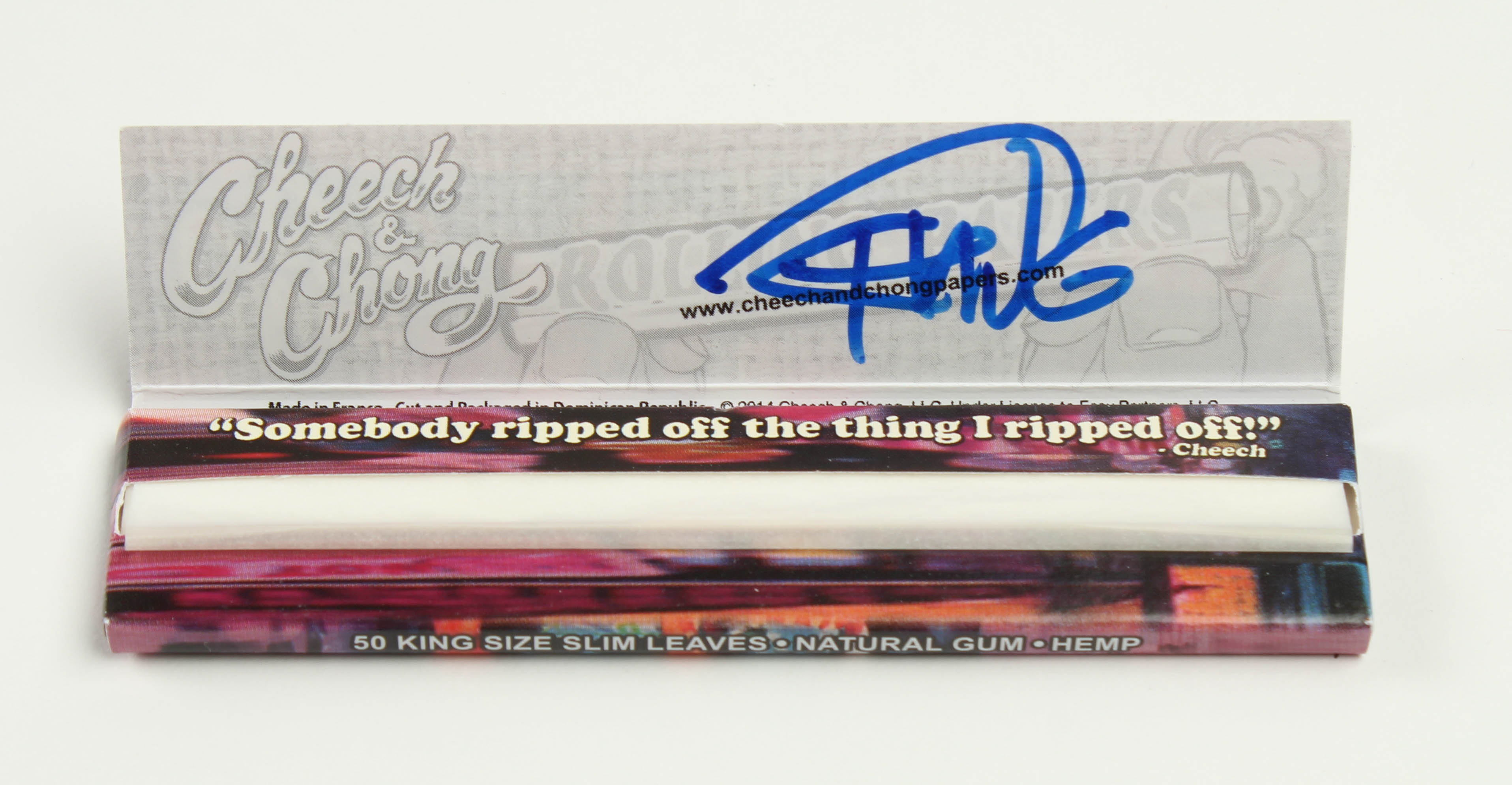 Cheech Marin & Tommy Chong Signed "Cheech & Chong" Rolling Papers (JSA Hologram) at PristineAuction.com Cheech Marin & Tommy Chong Signed "Cheech & Chong" Rolling Papers (JSA Hologram) at PristineAuction.com