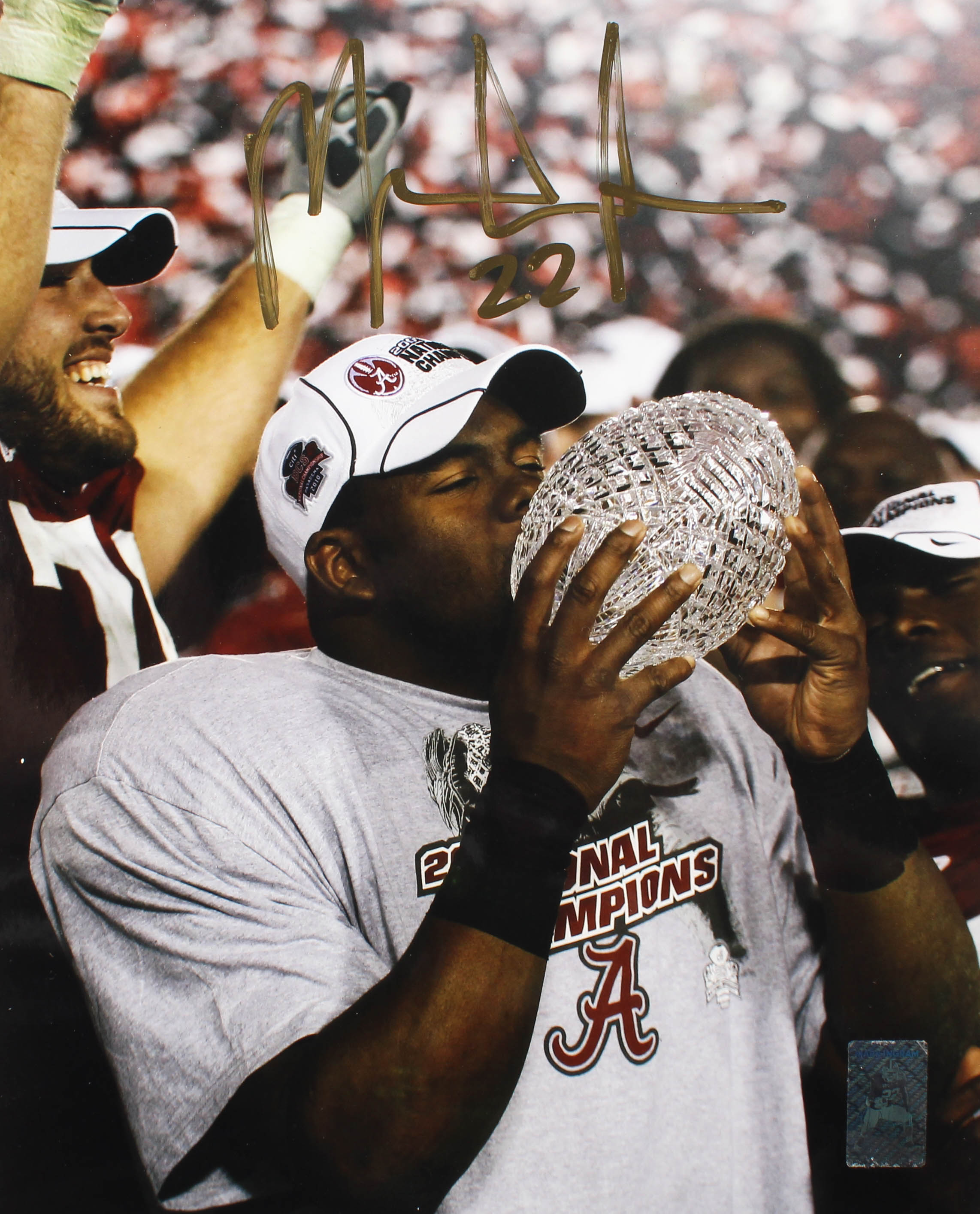 Mark Ingram Signed Alabama Crimson Tide 8x10 Photo (Ingram Hologram) at PristineAuction.com Mark Ingram Signed Alabama Crimson Tide 8x10 Photo (Ingram Hologram) at PristineAuction.com