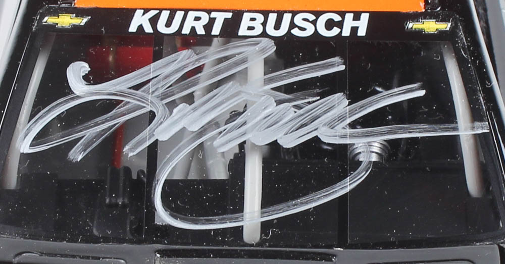 Kurt Busch Signed LE #41 State Water Heaters 2014 Chevy SS 1:24 Diecast Car (JSA COA) at PristineAuction.com Kurt Busch Signed LE #41 State Water Heaters 2014 Chevy SS 1:24 Diecast Car (JSA COA) at PristineAuction.com