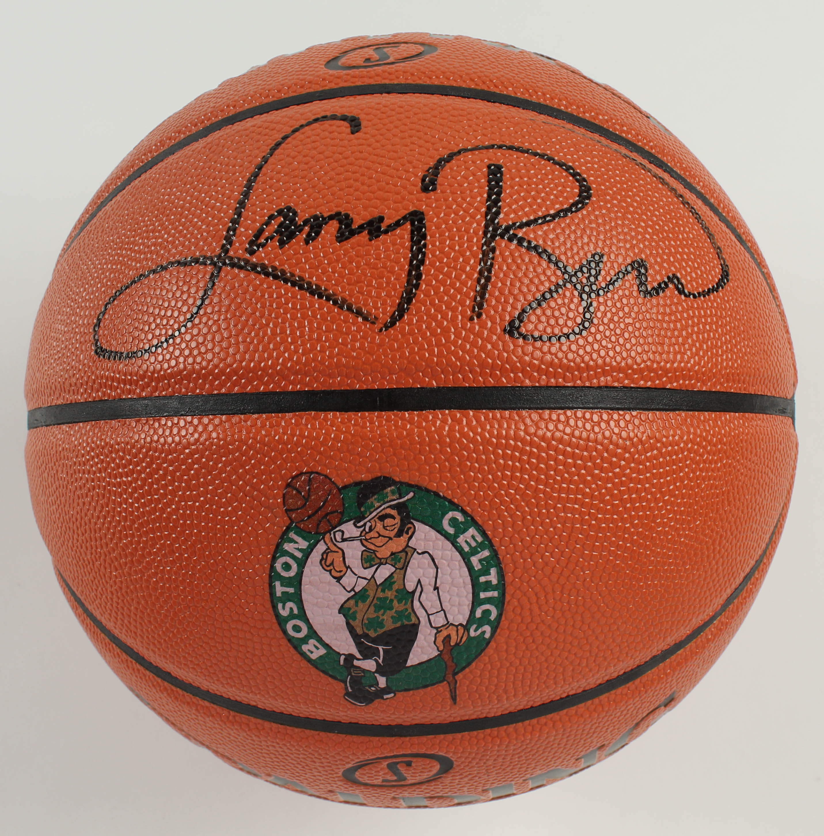 Larry Bird Signed Celtics Logo NBA Game Ball Series Basketball (Schwartz Sports COA & Bird Hologram) at PristineAuction.com Larry Bird Signed Celtics Logo NBA Game Ball Series Basketball (Schwartz Sports COA & Bird Hologram) at PristineAuction.com