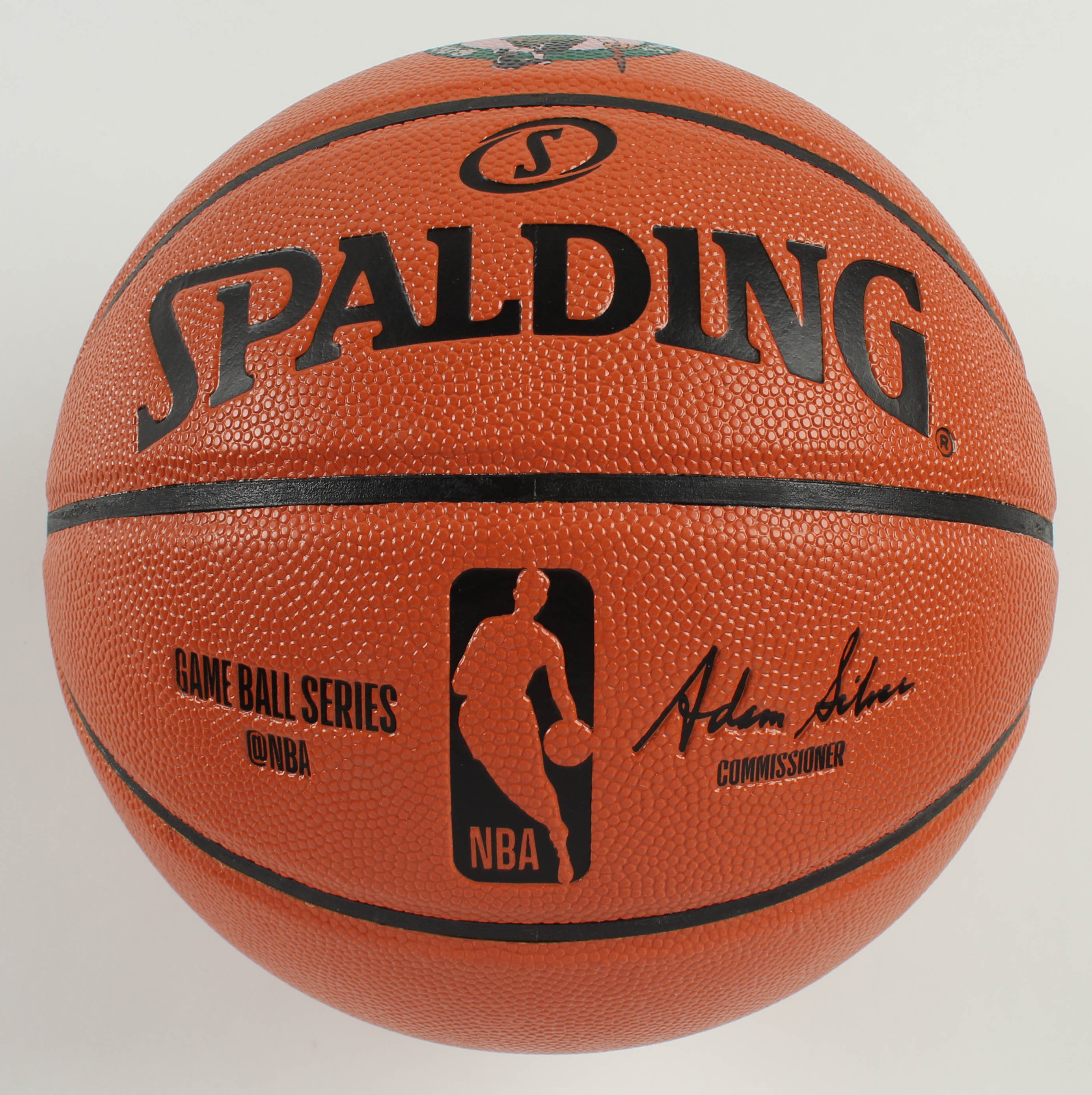 Larry Bird Signed Celtics Logo NBA Game Ball Series Basketball (Schwartz Sports COA & Bird Hologram) at PristineAuction.com Larry Bird Signed Celtics Logo NBA Game Ball Series Basketball (Schwartz Sports COA & Bird Hologram) at PristineAuction.com