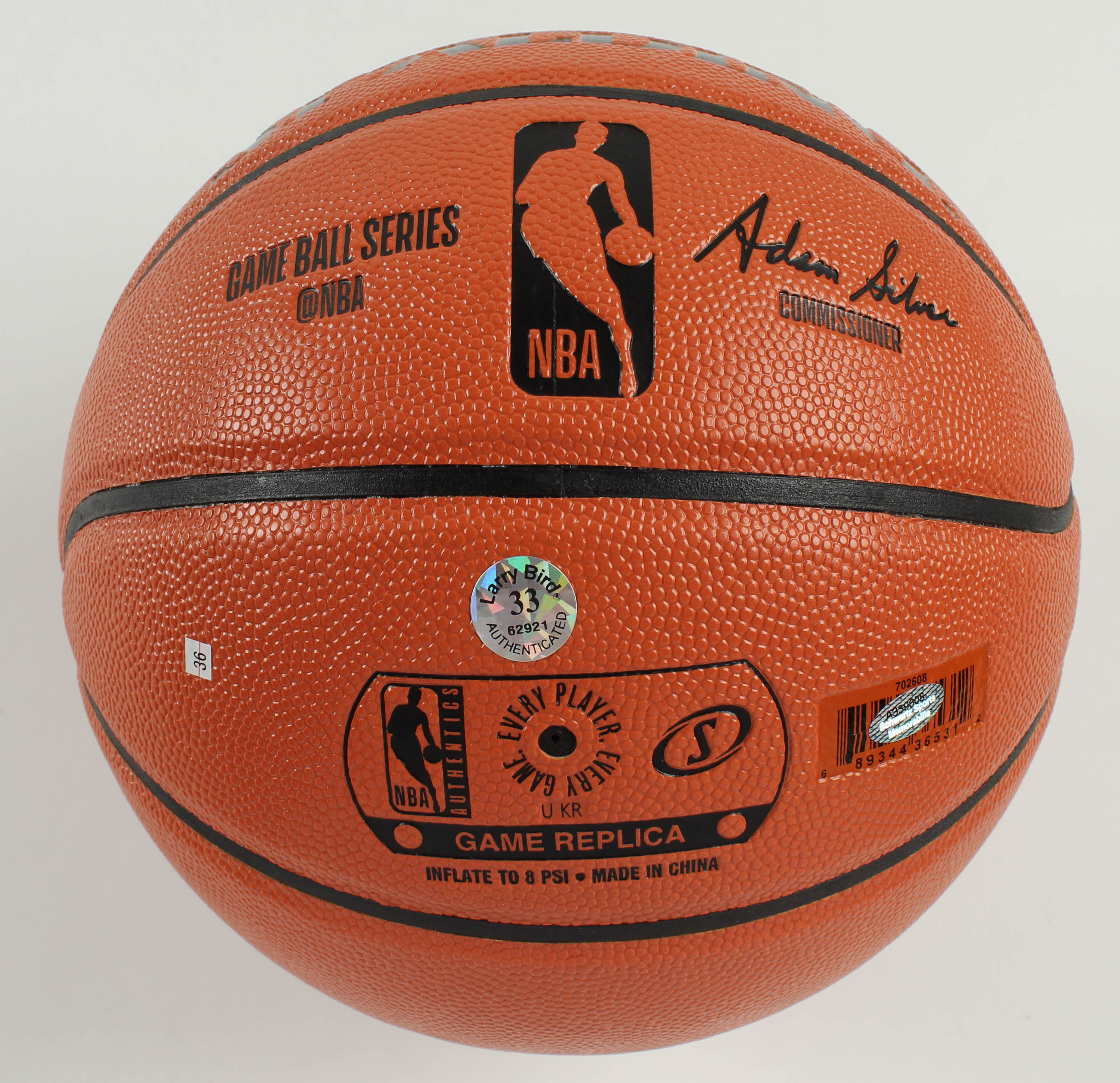 Larry Bird Signed Celtics Logo NBA Game Ball Series Basketball (Schwartz Sports COA & Bird Hologram) at PristineAuction.com Larry Bird Signed Celtics Logo NBA Game Ball Series Basketball (Schwartz Sports COA & Bird Hologram) at PristineAuction.com