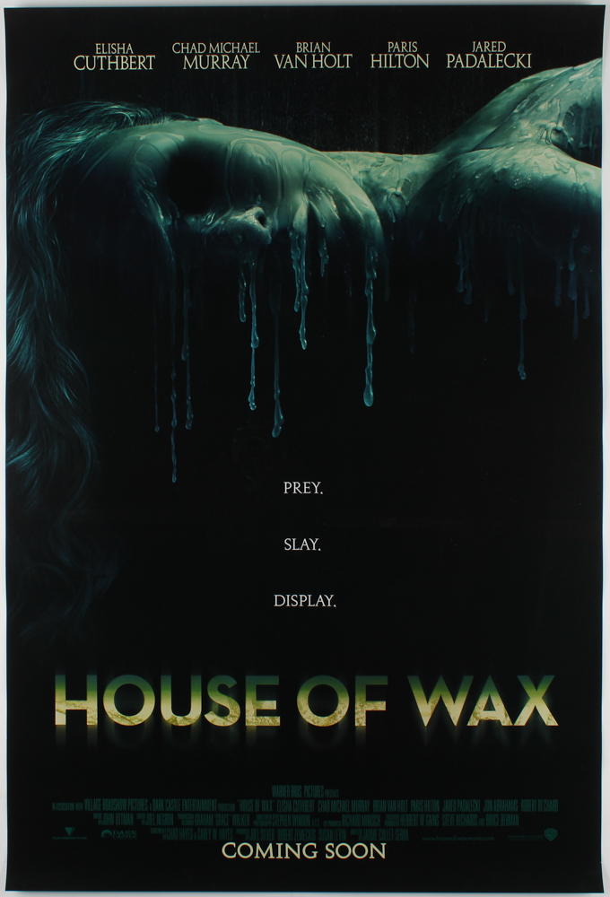 "House of Wax" 27x40 Movie Teaser Poster at PristineAuction.com "House of Wax" 27x40 Movie Teaser Poster at PristineAuction.com