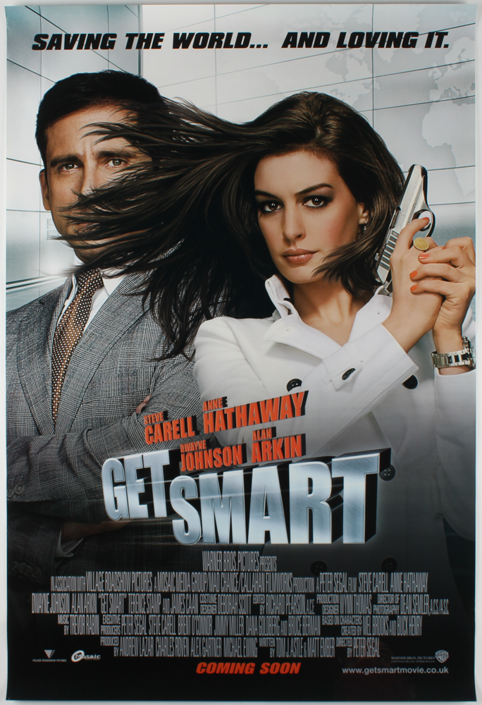 "Get Smart" 27x40 Rare Teaser Movie Poster at PristineAuction.com "Get Smart" 27x40 Rare Teaser Movie Poster at PristineAuction.com
