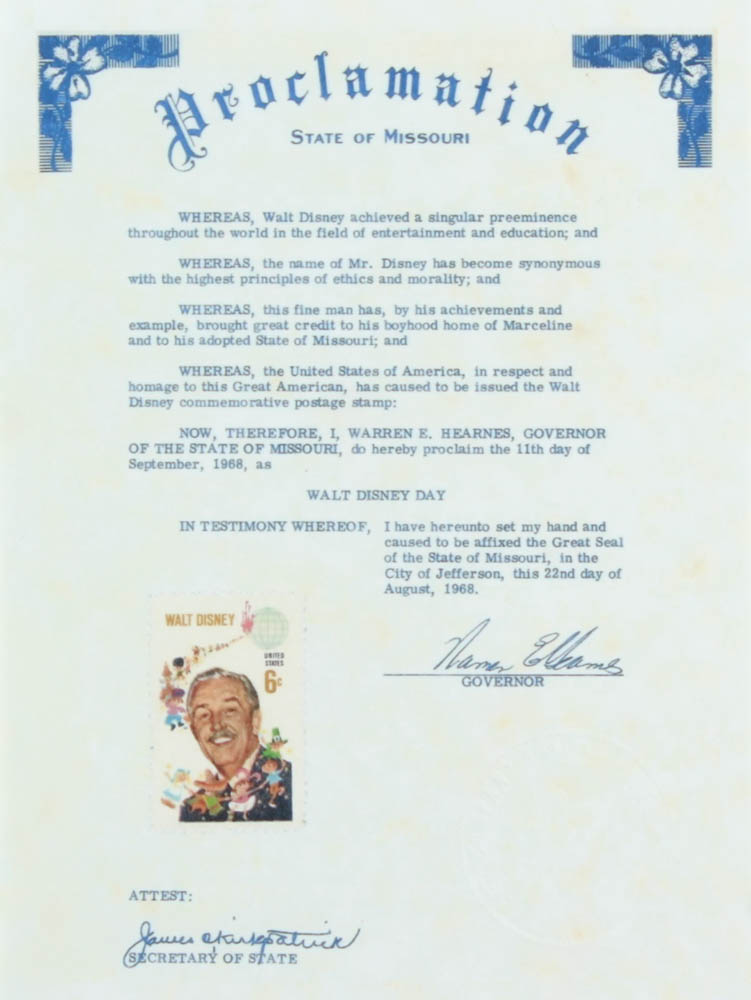 Vintage 1968 Original Walt Disney Full Uncut Stamp Sheet with (50) Stamps at PristineAuction.com Vintage 1968 Original Walt Disney Full Uncut Stamp Sheet with (50) Stamps at PristineAuction.com