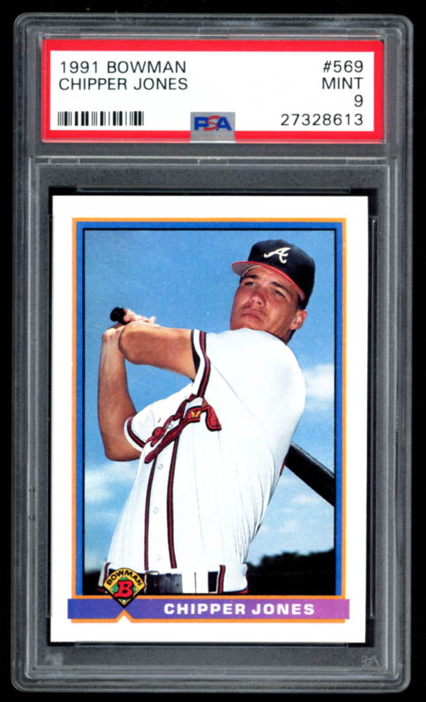 Chipper Jones 1991 Bowman #569 RC (PSA 9) | Pristine Auction