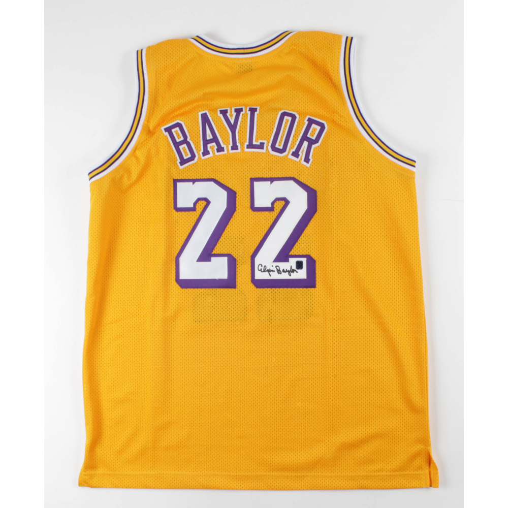 Elgin Baylor Signed Jersey (Tennzone Hologram) | Pristine Auction