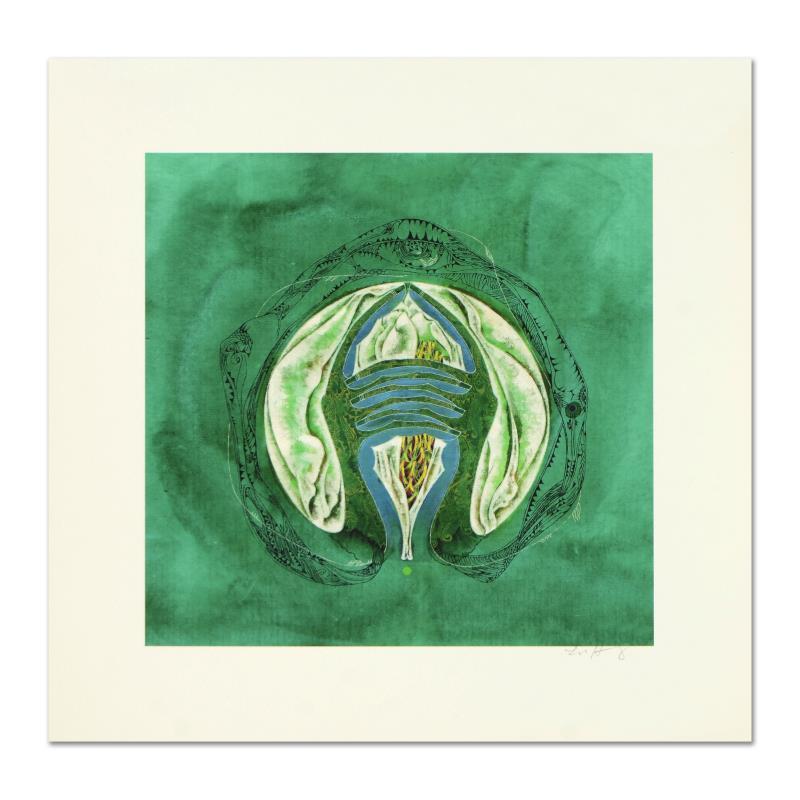 "Mudra Uttarabodhi, Epiphany" LE 10x10 Giclee on Canvas by Lu Hong (Artova) at PristineAuction.com "Mudra Uttarabodhi, Epiphany" LE 10x10 Giclee on Canvas by Lu Hong (Artova) at PristineAuction.com