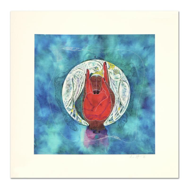 "Mudra Karana, Warding Off Evil" LE 10x10 Giclee on Canvas by Lu Hong (Artova) at PristineAuction.com "Mudra Karana, Warding Off Evil" LE 10x10 Giclee on Canvas by Lu Hong (Artova) at PristineAuction.com