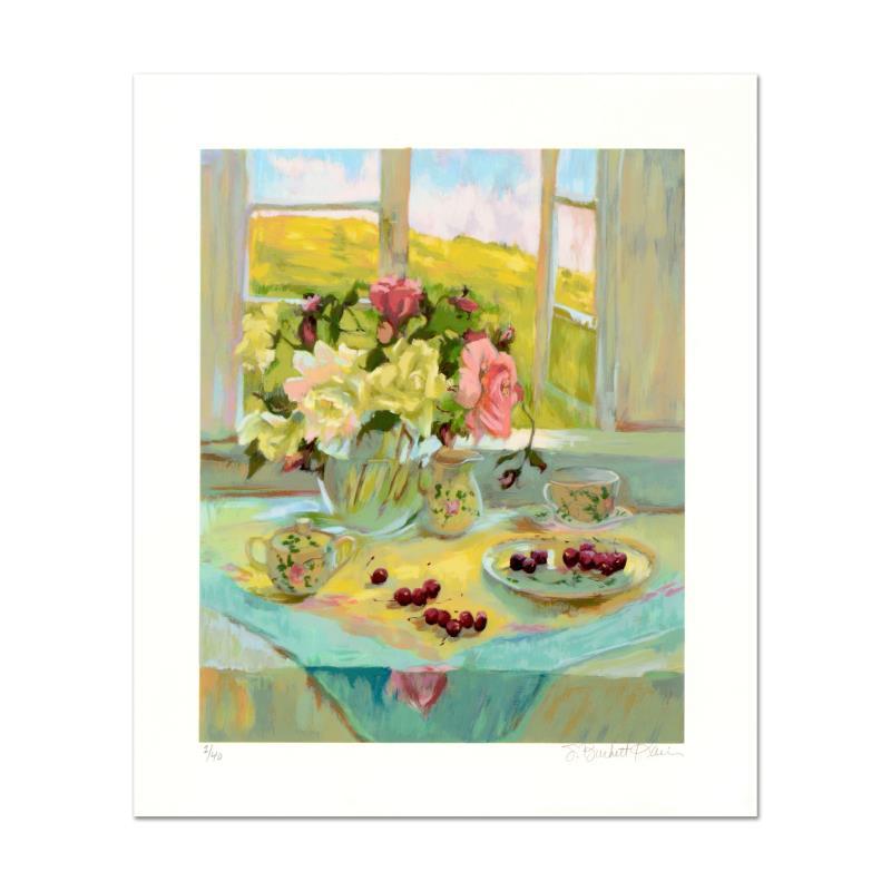 "Spring Roses" Numbered LE 12x16 Giclee by S. Burkett Kaiser (Artova) at PristineAuction.com "Spring Roses" Numbered LE 12x16 Giclee by S. Burkett Kaiser (Artova) at PristineAuction.com