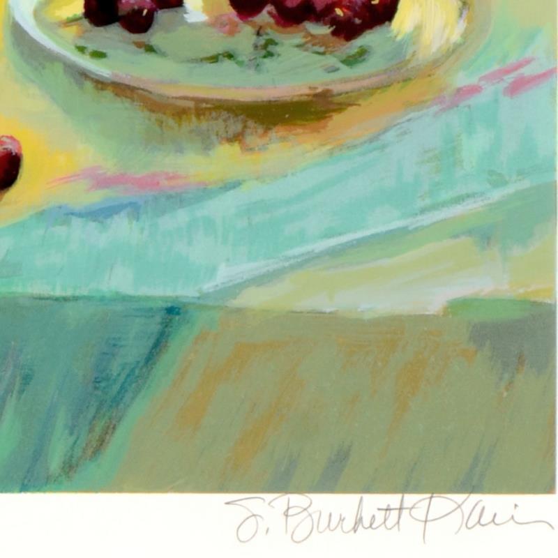 "Spring Roses" Numbered LE 12x16 Giclee by S. Burkett Kaiser (Artova) at PristineAuction.com "Spring Roses" Numbered LE 12x16 Giclee by S. Burkett Kaiser (Artova) at PristineAuction.com