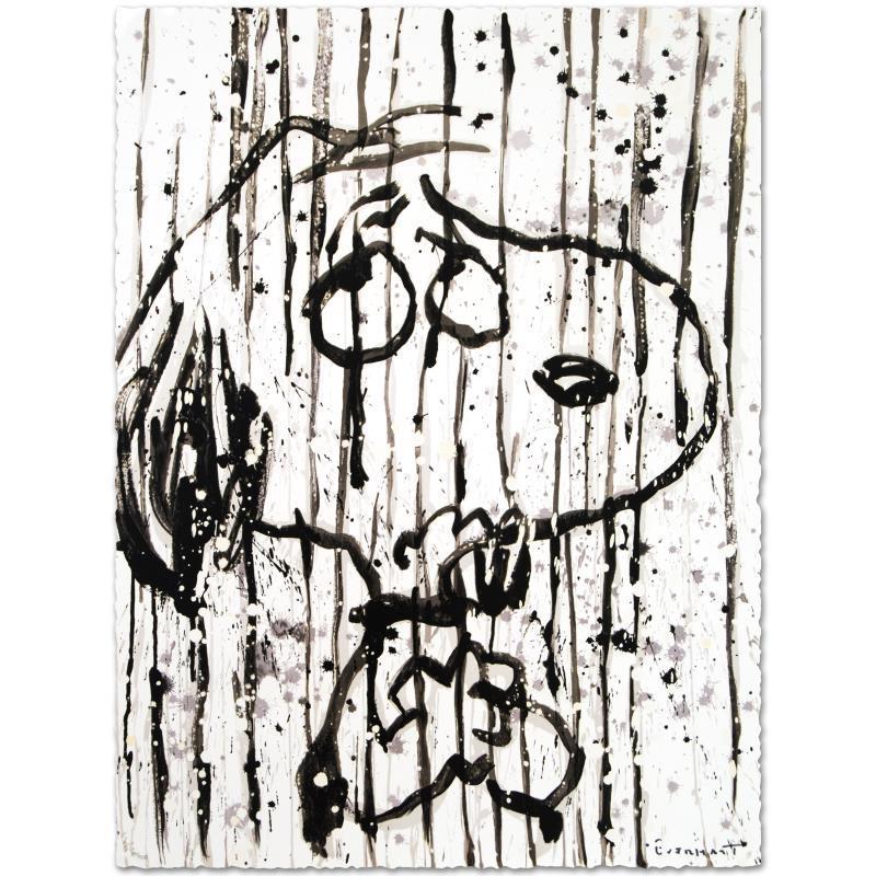 "Dancing In The Rain" LE 22x30 Hand-Pulled Original Lithograph by Tom Everhart (Artova) at PristineAuction.com "Dancing In The Rain" LE 22x30 Hand-Pulled Original Lithograph by Tom Everhart (Artova) at PristineAuction.com