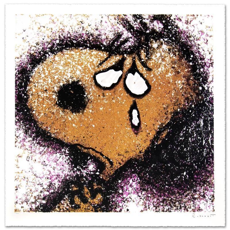 "The Tear" LE 36x36 Hand-Pulled Original Lithograph by Tom Everhart (Artova) at PristineAuction.com "The Tear" LE 36x36 Hand-Pulled Original Lithograph by Tom Everhart (Artova) at PristineAuction.com