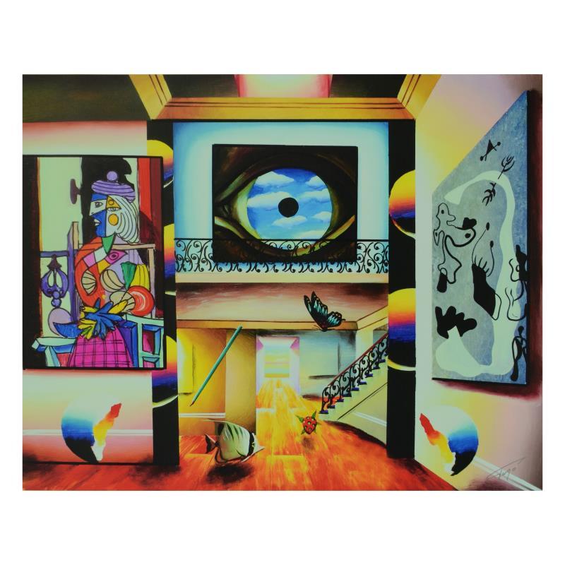 "Clouds in My Eye" LE 24x20 Giclee on Canvas by Ferjo (Artova) at PristineAuction.com "Clouds in My Eye" LE 24x20 Giclee on Canvas by Ferjo (Artova) at PristineAuction.com