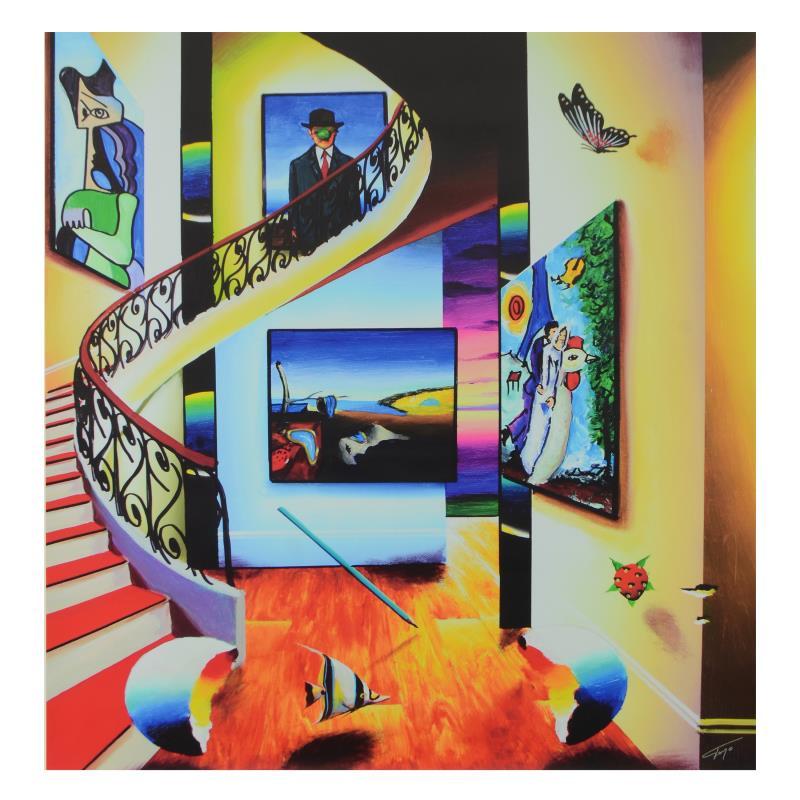 "My Favorite Artists" LE 33x36 Giclee on Canvas by Ferjo (Artova) at PristineAuction.com "My Favorite Artists" LE 33x36 Giclee on Canvas by Ferjo (Artova) at PristineAuction.com