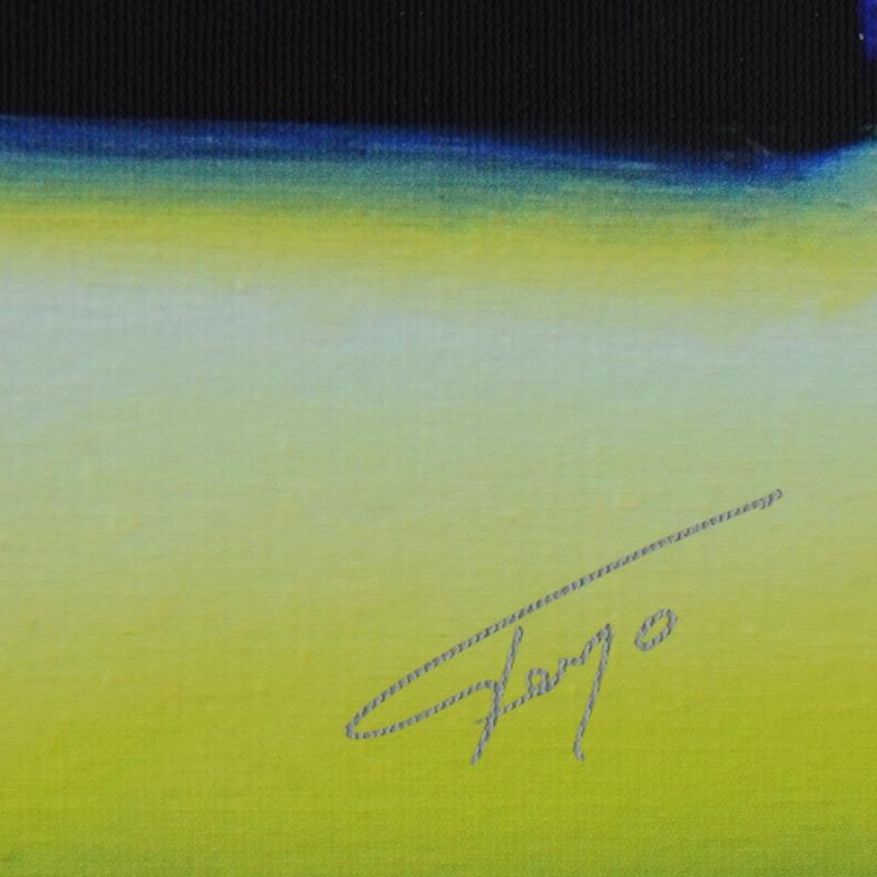 "Man in the Bowler Hat" LE 24x19 Giclee on Canvas by Ferjo (Artova) at PristineAuction.com "Man in the Bowler Hat" LE 24x19 Giclee on Canvas by Ferjo (Artova) at PristineAuction.com