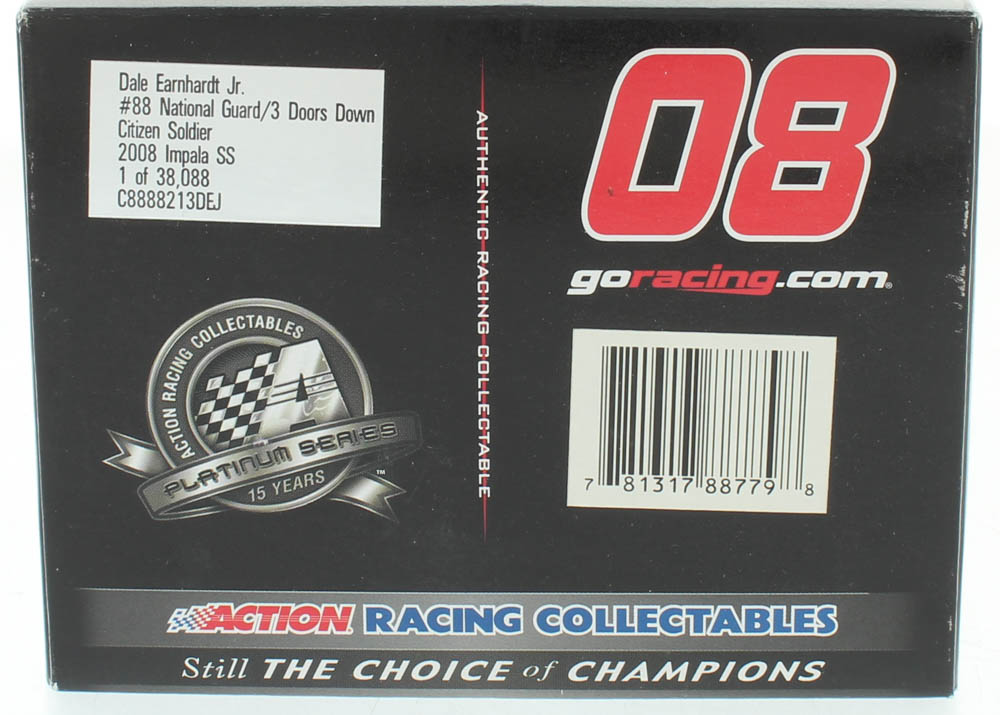 Dale Earnhardt Jr. LE #88 National Guard / 3 Doors Down Citizen Soldier 2008 Chevy Impala SS 1:24 Scale Die Cast Car at PristineAuction.com Dale Earnhardt Jr. LE #88 National Guard / 3 Doors Down Citizen Soldier 2008 Chevy Impala SS 1:24 Scale Die Cast Car at PristineAuction.com