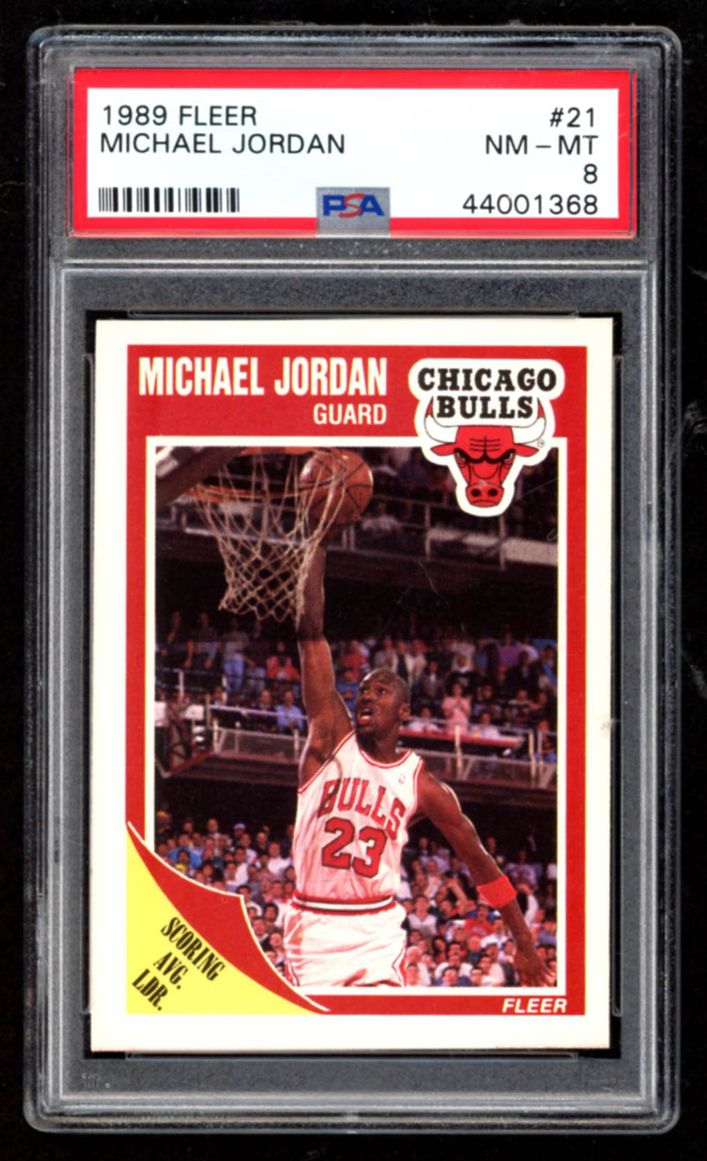 Michael Jordan 1989-90 Fleer #21 (PSA 8) at PristineAuction.com Michael Jordan 1989-90 Fleer #21 (PSA 8) at PristineAuction.com