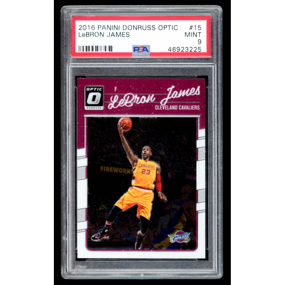 2016-17 Panini Optic LeBron James silver holo prizm #15 SP 1st year 高騰中！ 2016-17 Panini Donruss Optic Lebron Jame