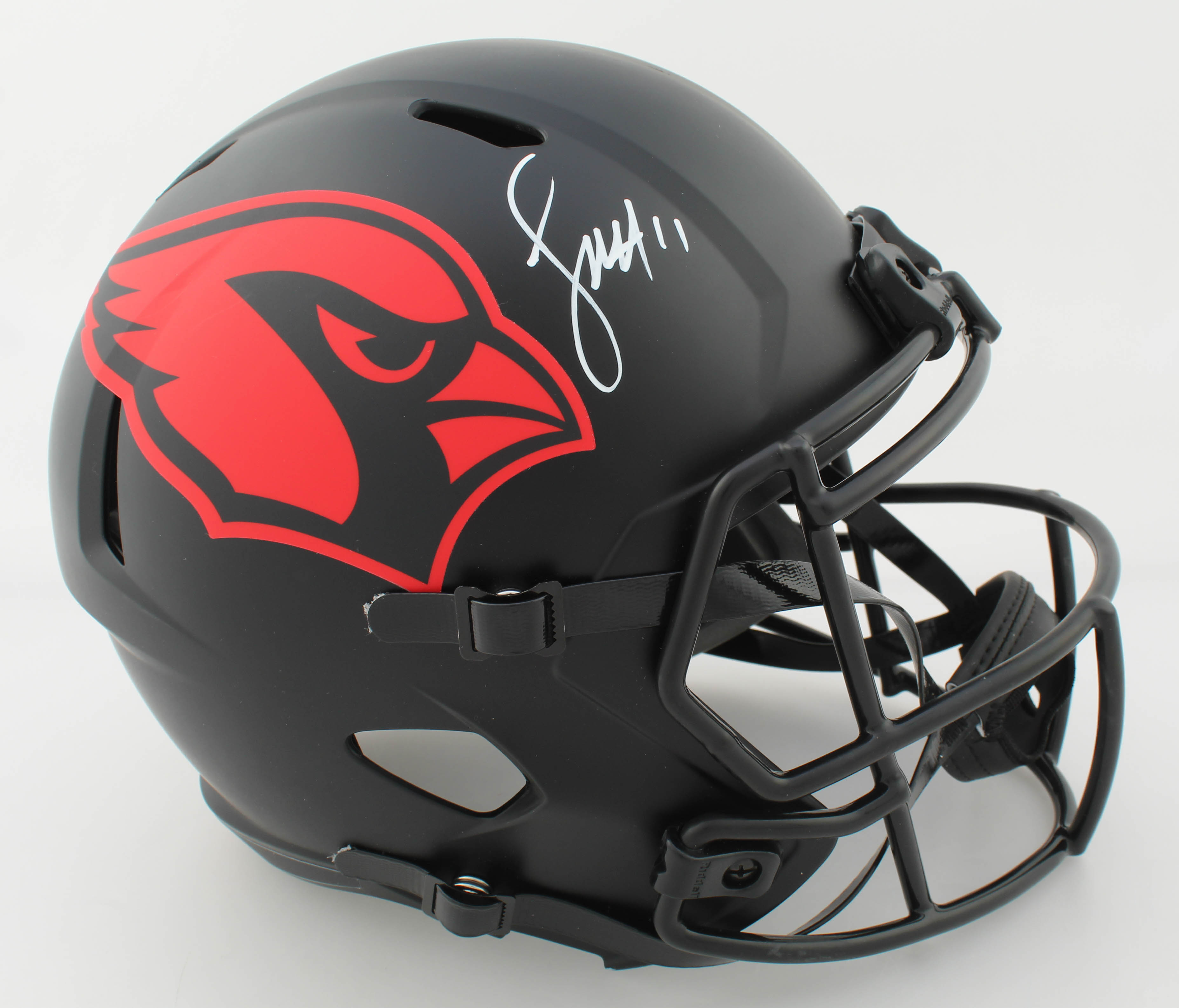 Larry Fitzgerald Signed Cardinals Full-Size Eclipse Alternate Speed Helmet (Beckett COA) at PristineAuction.com Larry Fitzgerald Signed Cardinals Full-Size Eclipse Alternate Speed Helmet (Beckett COA) at PristineAuction.com