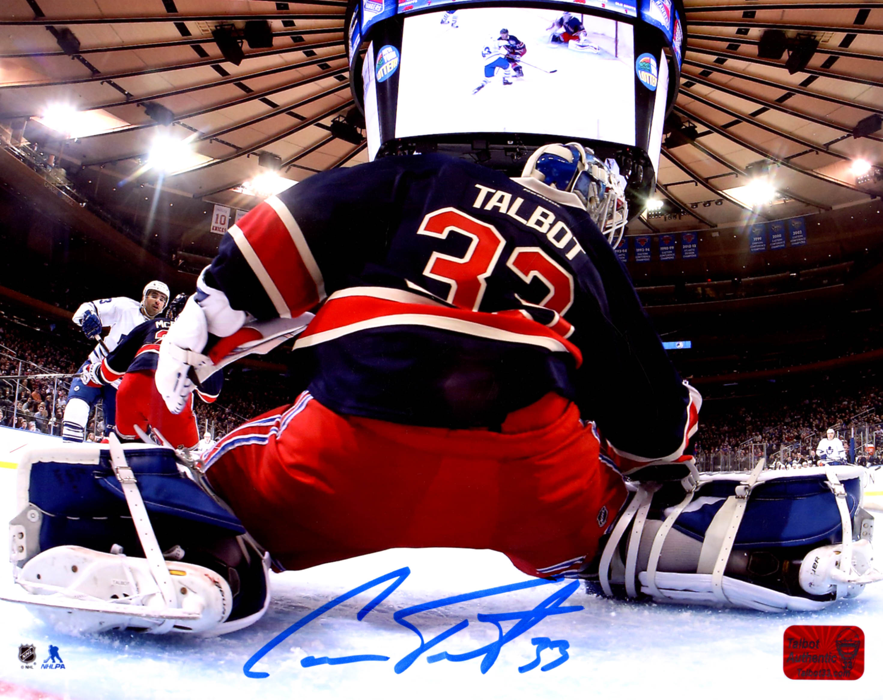 Cam Talbot Signed Rangers 8x10 Photo (Talbot COA) at PristineAuction.com Cam Talbot Signed Rangers 8x10 Photo (Talbot COA) at PristineAuction.com