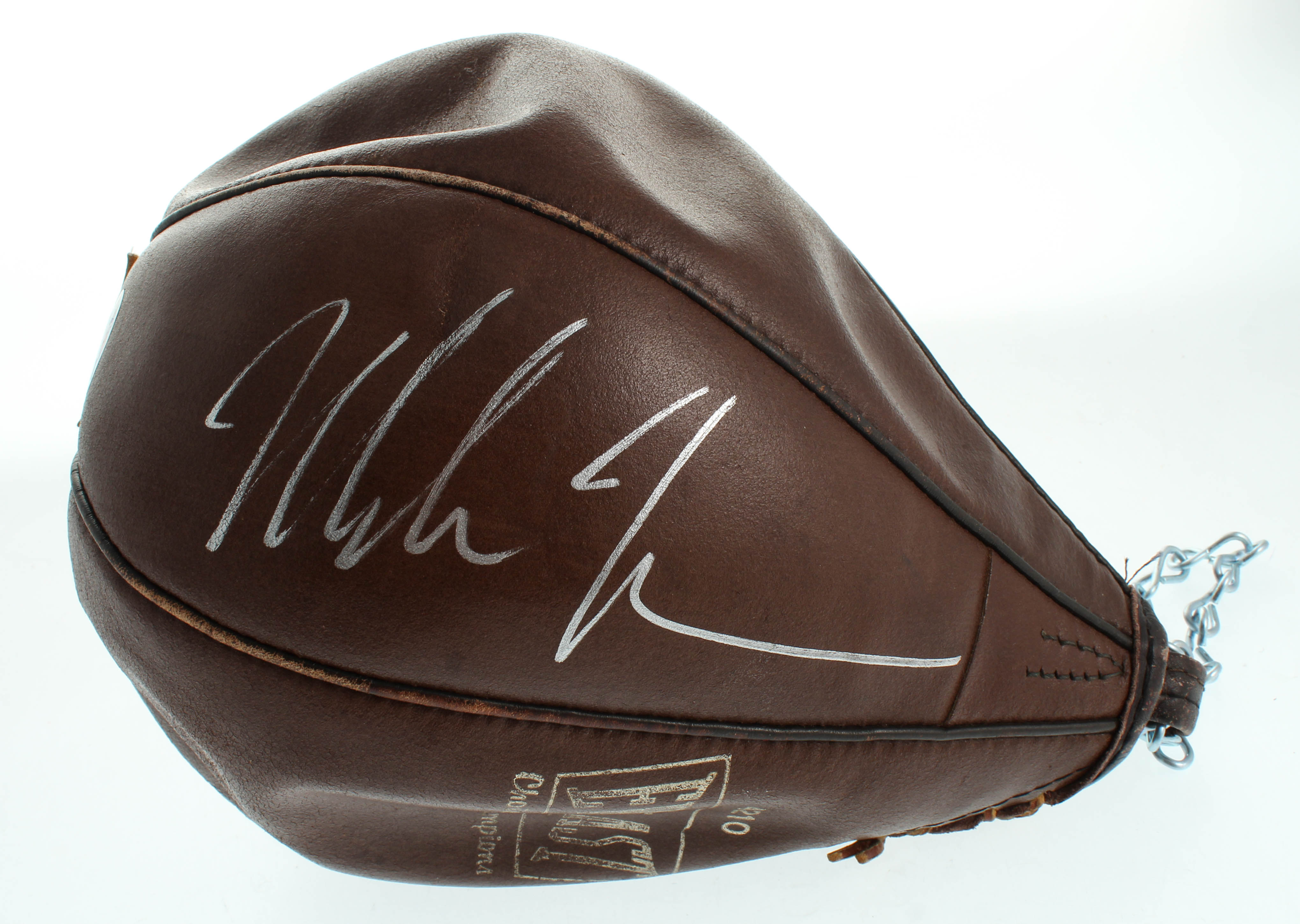 Mike Tyson Signed Everlast Boxing Speed Punching Bag With Display Case (PSA COA) at PristineAuction.com Mike Tyson Signed Everlast Boxing Speed Punching Bag With Display Case (PSA COA) at PristineAuction.com