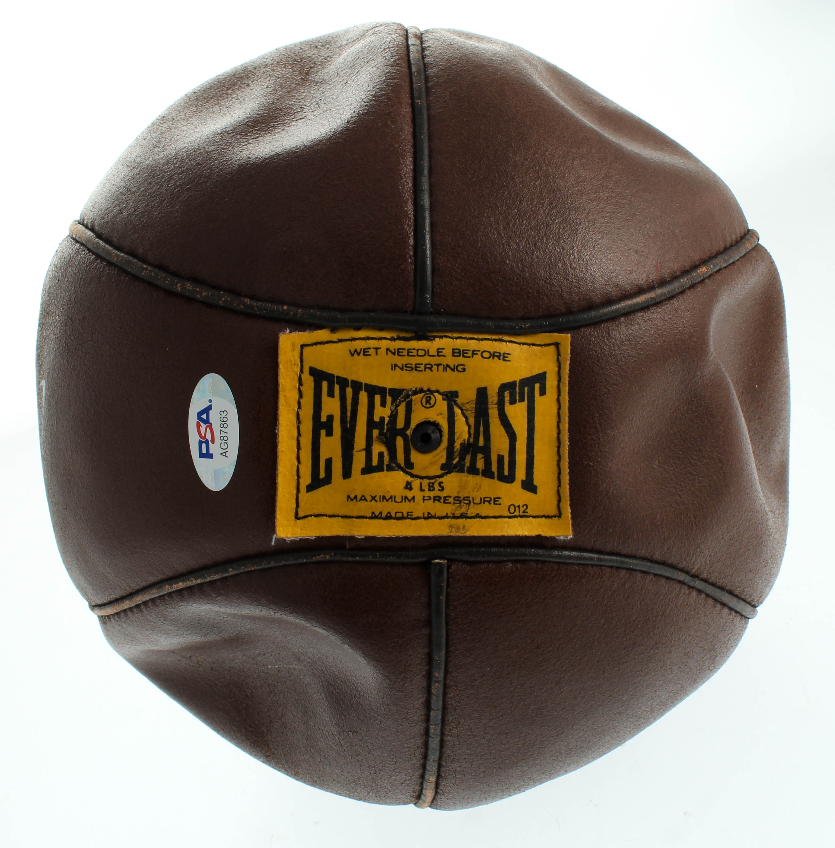 Mike Tyson Signed Everlast Boxing Speed Punching Bag With Display Case (PSA COA) at PristineAuction.com Mike Tyson Signed Everlast Boxing Speed Punching Bag With Display Case (PSA COA) at PristineAuction.com