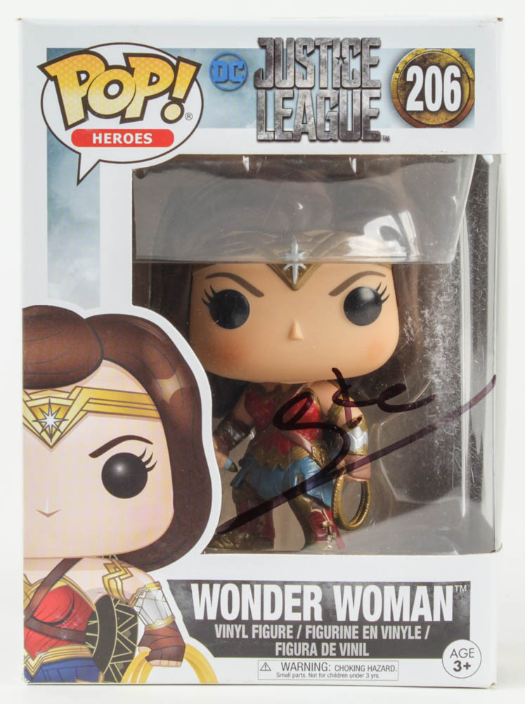 Gal Gadot Signed "Justice League" Wonder Woman #206 Funko Pop! Vinyl Figure (PSA Hologram) (See Description) at PristineAuction.com Gal Gadot Signed "Justice League" Wonder Woman #206 Funko Pop! Vinyl Figure (PSA Hologram) (See Description) at PristineAuction.com