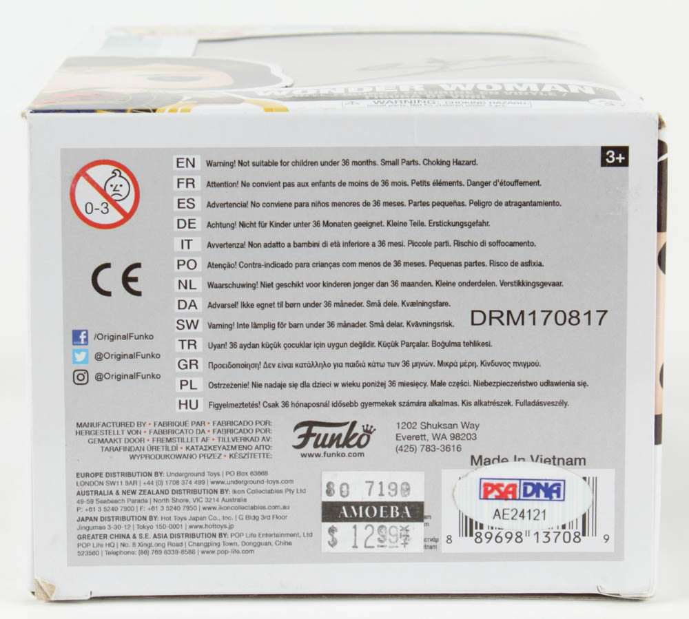 Gal Gadot Signed "Justice League" Wonder Woman #206 Funko Pop! Vinyl Figure (PSA Hologram) (See Description) at PristineAuction.com Gal Gadot Signed "Justice League" Wonder Woman #206 Funko Pop! Vinyl Figure (PSA Hologram) (See Description) at PristineAuction.com