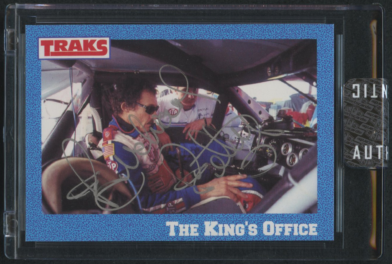 Richard Petty Signed 1991 Traks Richard Petty #39 (Sportscards Encapsulated) at PristineAuction.com Richard Petty Signed 1991 Traks Richard Petty #39 (Sportscards Encapsulated) at PristineAuction.com