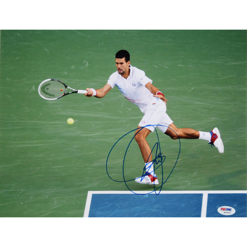 Novak Djokovic Signed 11x14 Photo (PSA Hologram) | Pristine Auction