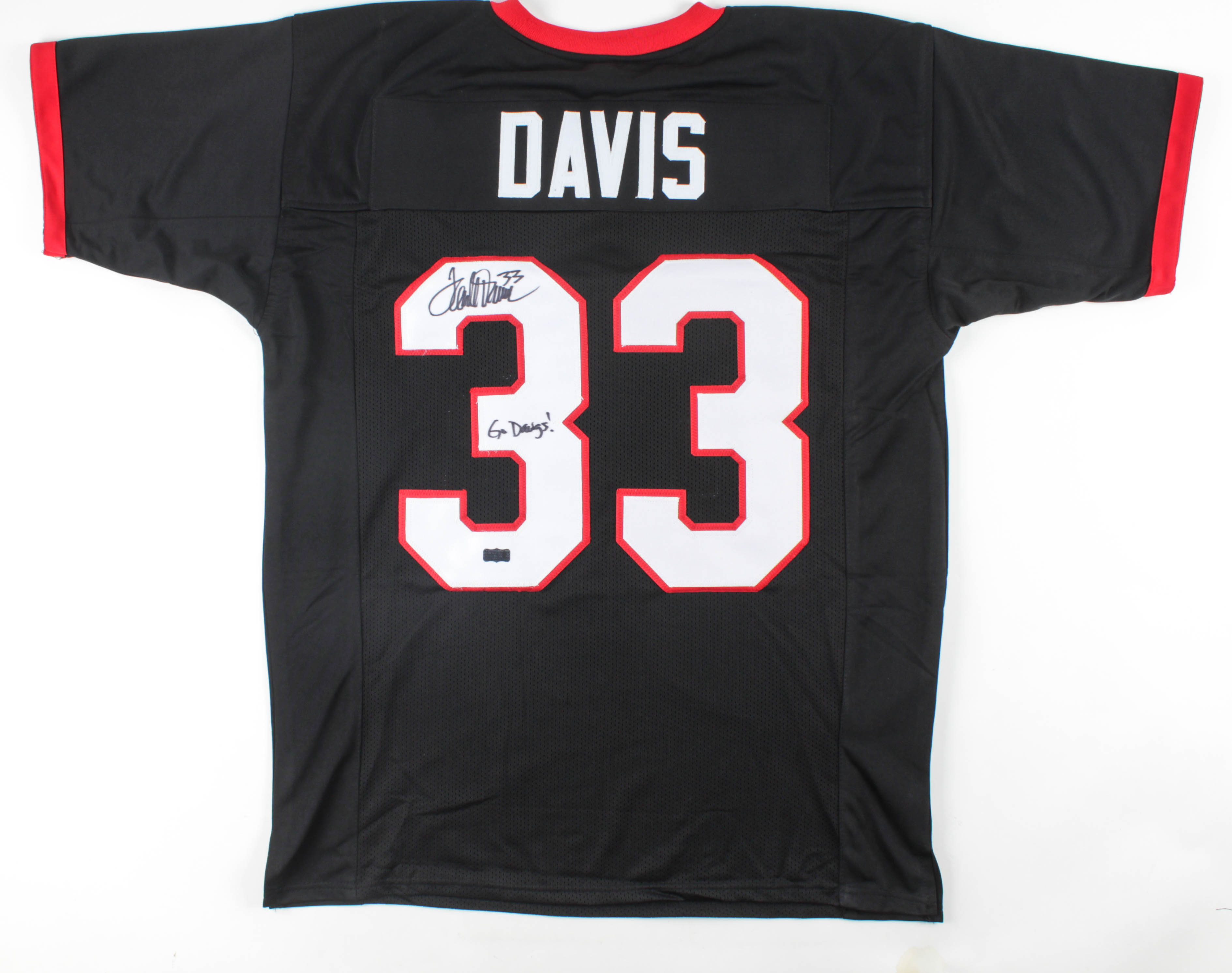 Terrell Davis Signed Jersey Inscribed "Go Dawgs!" (Radtke) at PristineAuction.com Terrell Davis Signed Jersey Inscribed "Go Dawgs!" (Radtke) at PristineAuction.com