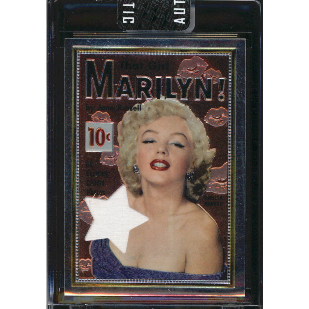 Marilyn Monroe Chrome Insert Card w/ Personally Owned Bed Sheet Swatch ...