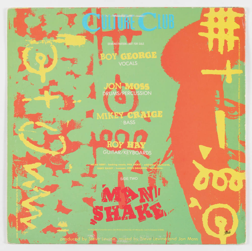 Culture Club "I'll Tumble 4 Ya" Vinyl Record Album Cover Band-Signed by (4) with Boy George, Roy Hay, Jon Moss & Mikey Craig (PSA LOA) at PristineAuction.com Culture Club "I'll Tumble 4 Ya" Vinyl Record Album Cover Band-Signed by (4) with Boy George, Roy Hay, Jon Moss & Mikey Craig (PSA LOA) at PristineAuction.com