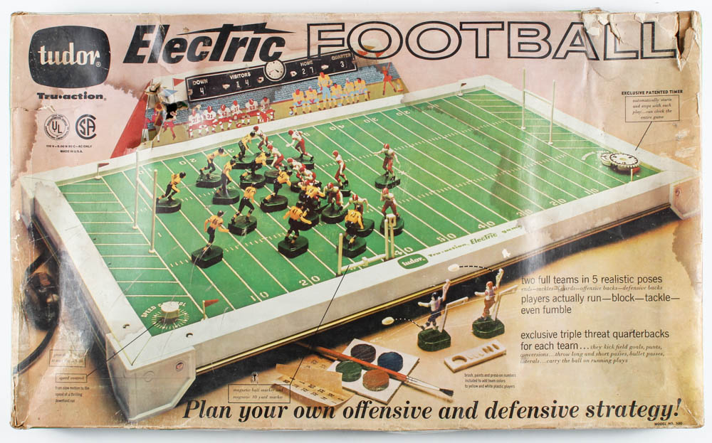 1968 Tudor Electric Football Board Game at PristineAuction.com 1968 Tudor Electric Football Board Game at PristineAuction.com