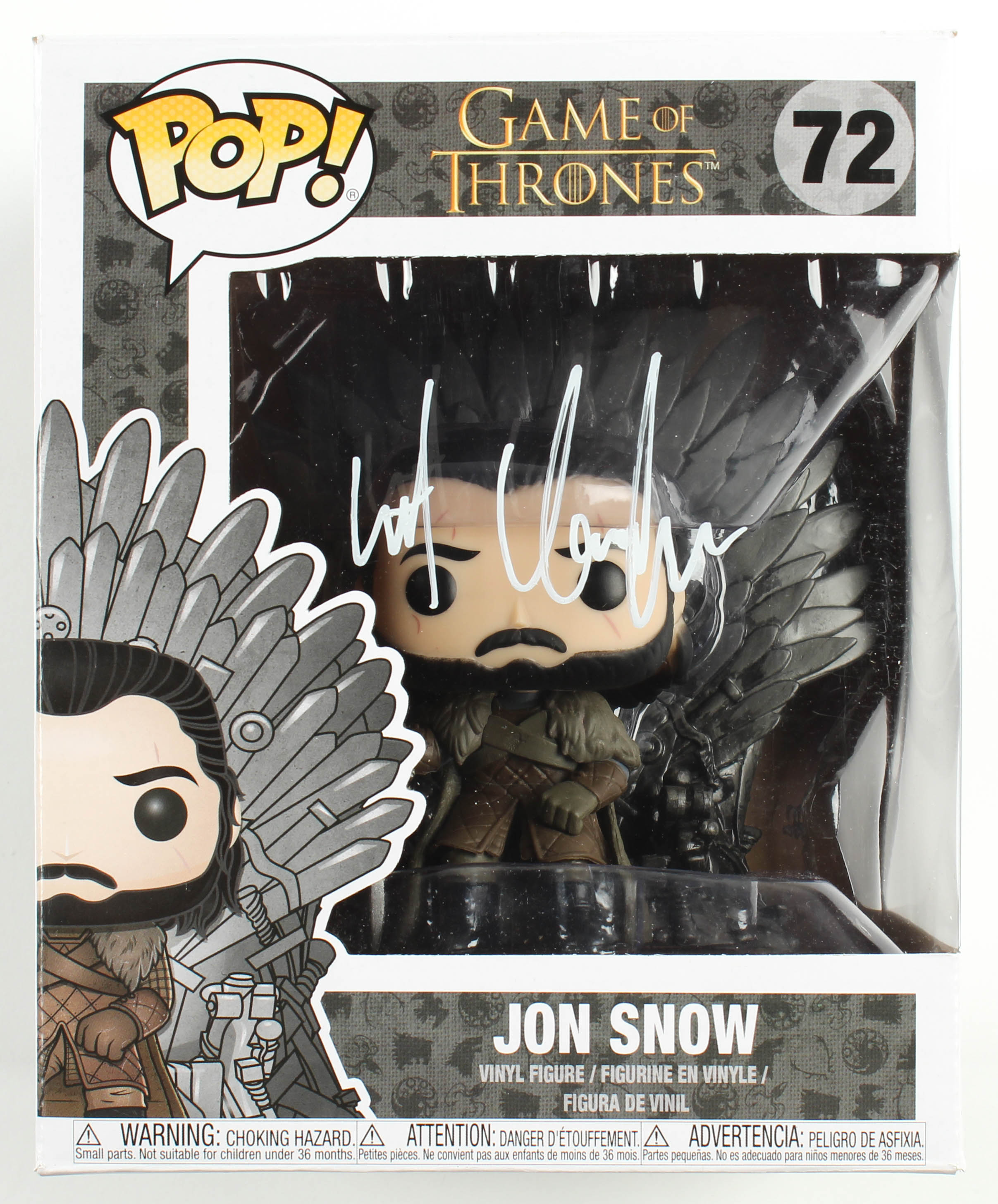 Kit Harington Signed "Game of Thrones" #72 Jon Snow Funko Pop! Vinyl Figure (Radtke COA) at PristineAuction.com Kit Harington Signed "Game of Thrones" #72 Jon Snow Funko Pop! Vinyl Figure (Radtke COA) at PristineAuction.com