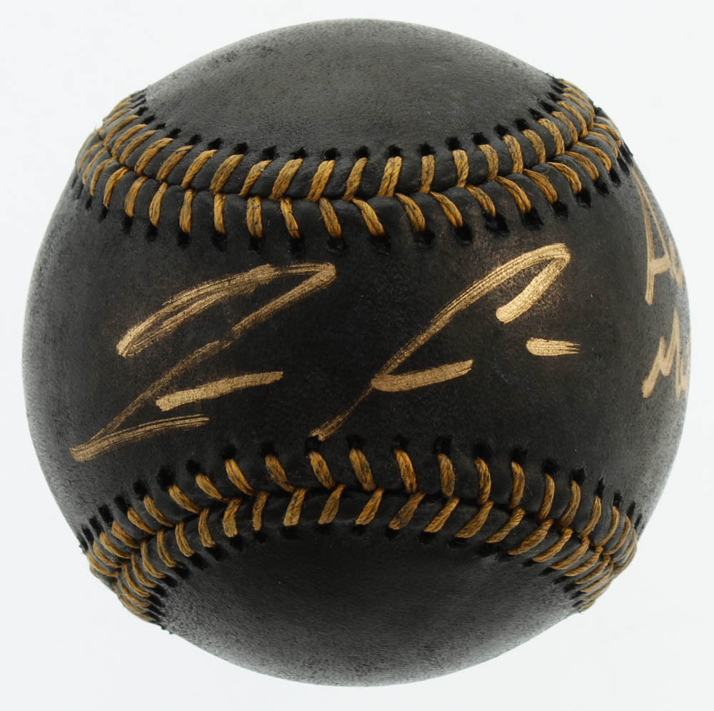 Ronald Acuna Jr. Signed OML Black Leather Baseball Inscribed "Acuna Matata" (Beckett COA) at PristineAuction.com Ronald Acuna Jr. Signed OML Black Leather Baseball Inscribed "Acuna Matata" (Beckett COA) at PristineAuction.com
