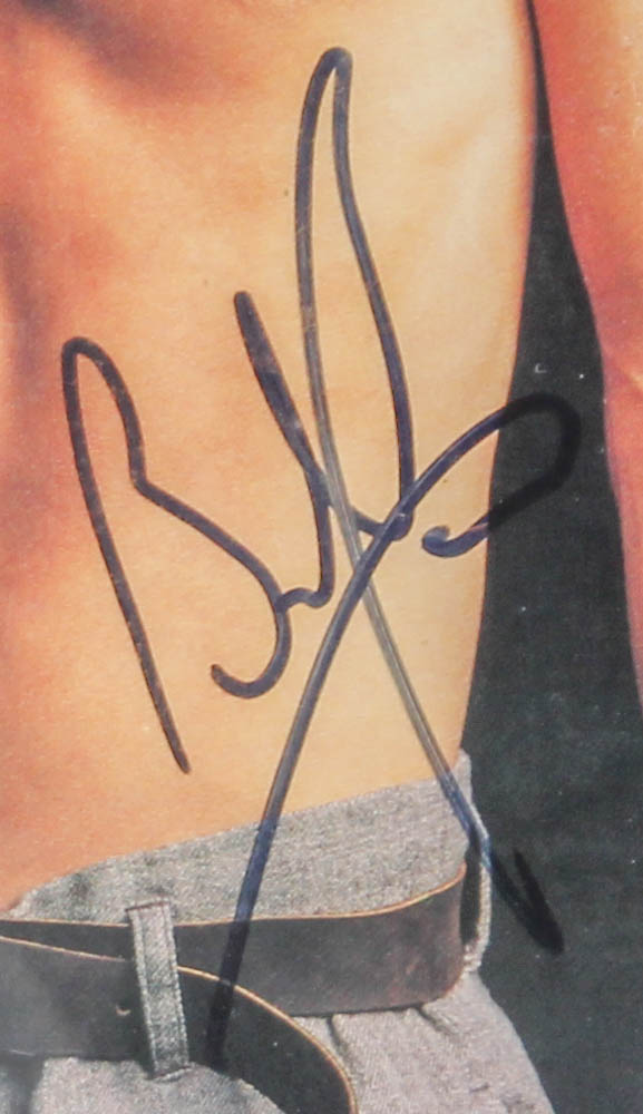 Brad Pitt Signed 15x17 1994 Rolling Stone Custom Framed Magazine Display (JSA COA) at PristineAuction.com Brad Pitt Signed 15x17 1994 Rolling Stone Custom Framed Magazine Display (JSA COA) at PristineAuction.com