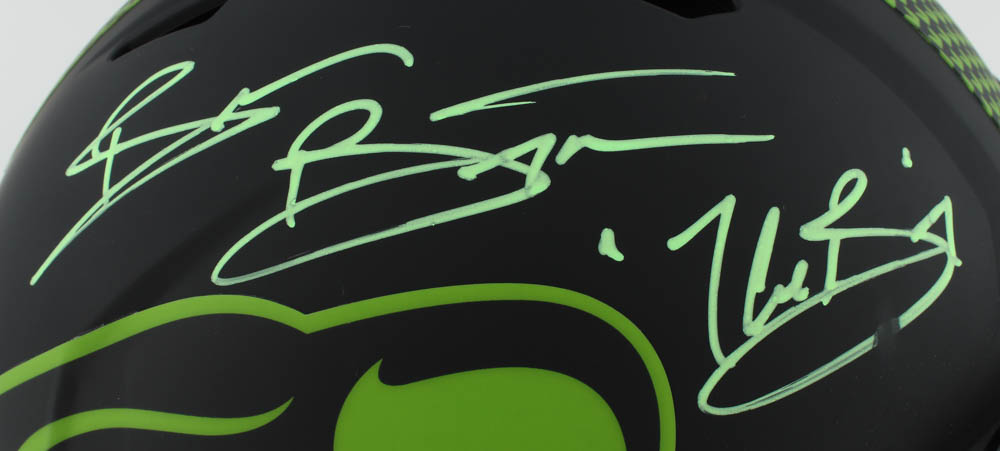 Brian Bosworth Signed Seahawks Full-Size Authentic On-Field Eclipse Alternate Speed Helmet Inscribed "The Boz" (Beckett COA) at PristineAuction.com Brian Bosworth Signed Seahawks Full-Size Authentic On-Field Eclipse Alternate Speed Helmet Inscribed "The Boz" (Beckett COA) at PristineAuction.com