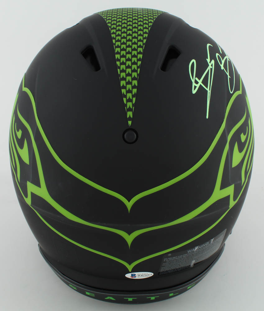Brian Bosworth Signed Seahawks Full-Size Authentic On-Field Eclipse Alternate Speed Helmet Inscribed "The Boz" (Beckett COA) at PristineAuction.com Brian Bosworth Signed Seahawks Full-Size Authentic On-Field Eclipse Alternate Speed Helmet Inscribed "The Boz" (Beckett COA) at PristineAuction.com