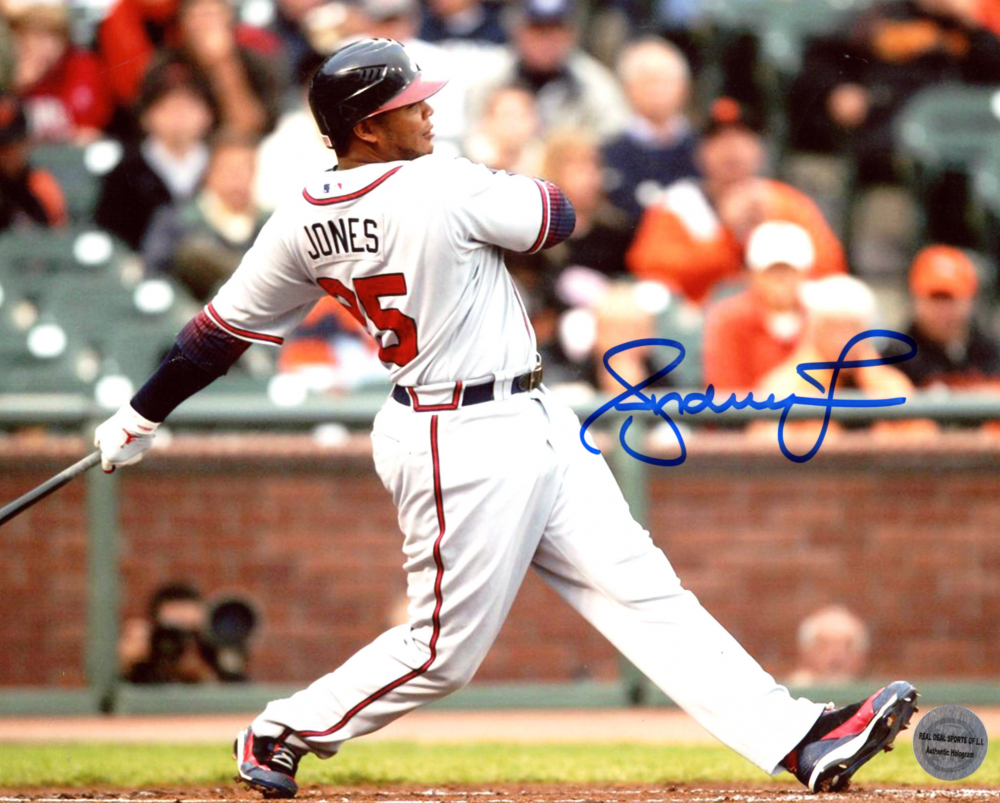 Andruw Jones Signed Braves 8x10 Photo (Real Deal COA) | Pristine Auction