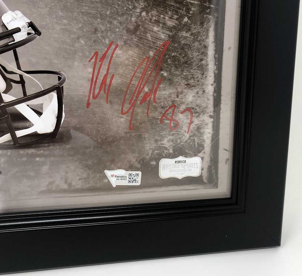 Tom Brady & Rob Gronkowski Signed Buccaneers 15x17 Custom Framed Photo (Fanatics Hologram & Radtke Hologram) at PristineAuction.com Tom Brady & Rob Gronkowski Signed Buccaneers 15x17 Custom Framed Photo (Fanatics Hologram & Radtke Hologram) at PristineAuction.com