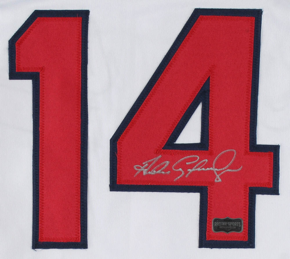 Andres Galarraga Signed Jersey (Radke COA) Pristine Auction