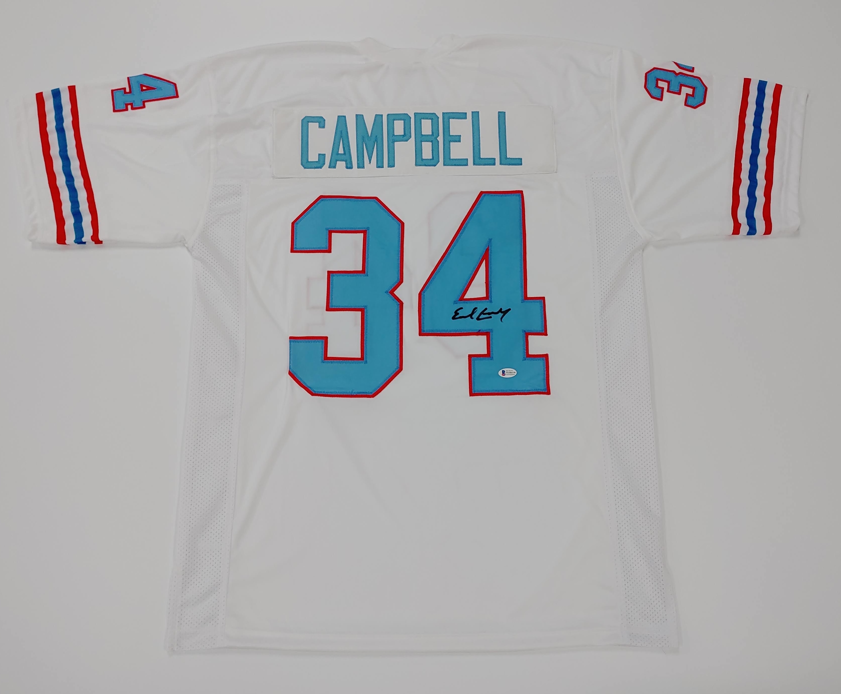 Earl Campbell Signed Jersey (Beckett COA) at PristineAuction.com Earl Campbell Signed Jersey (Beckett COA) at PristineAuction.com