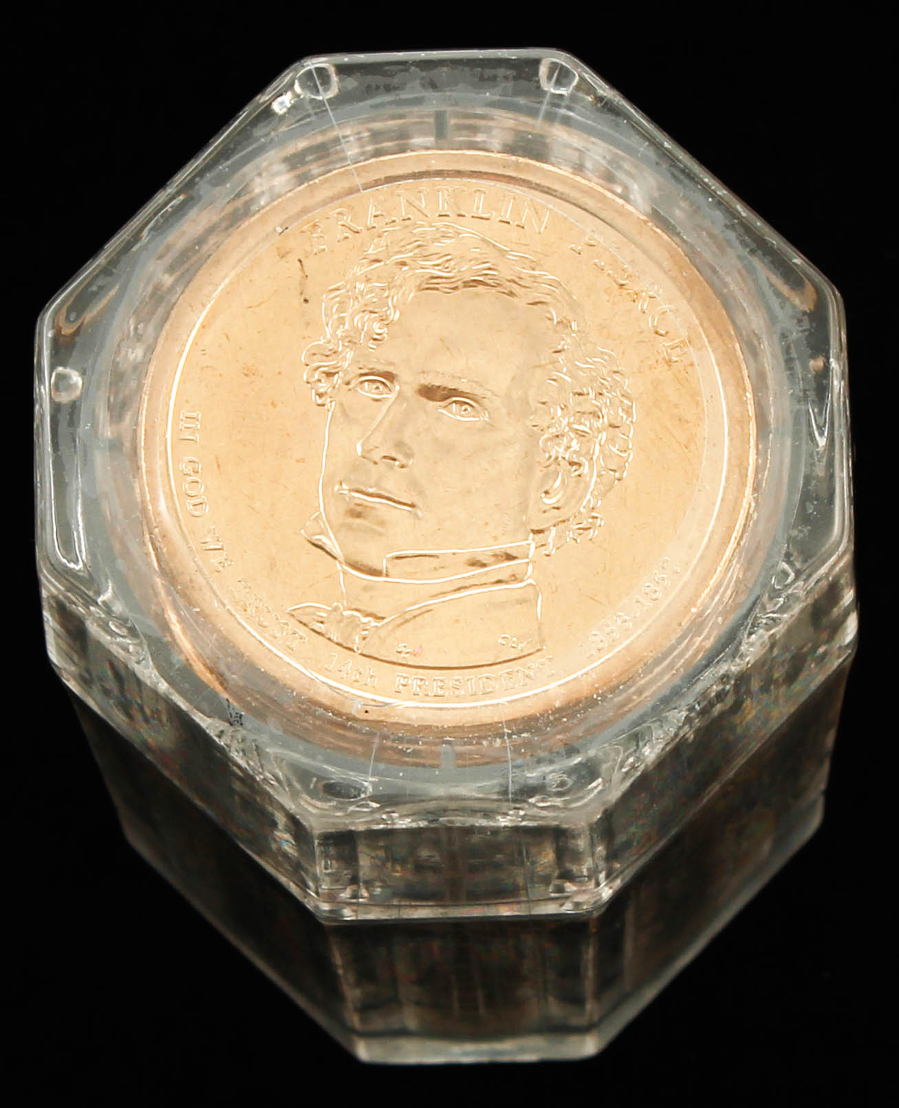 Roll of (20) 2010-D Franklin Pierce Presidential Dollars (ANACS MS63 Or Better) at PristineAuction.com Roll of (20) 2010-D Franklin Pierce Presidential Dollars (ANACS MS63 Or Better) at PristineAuction.com