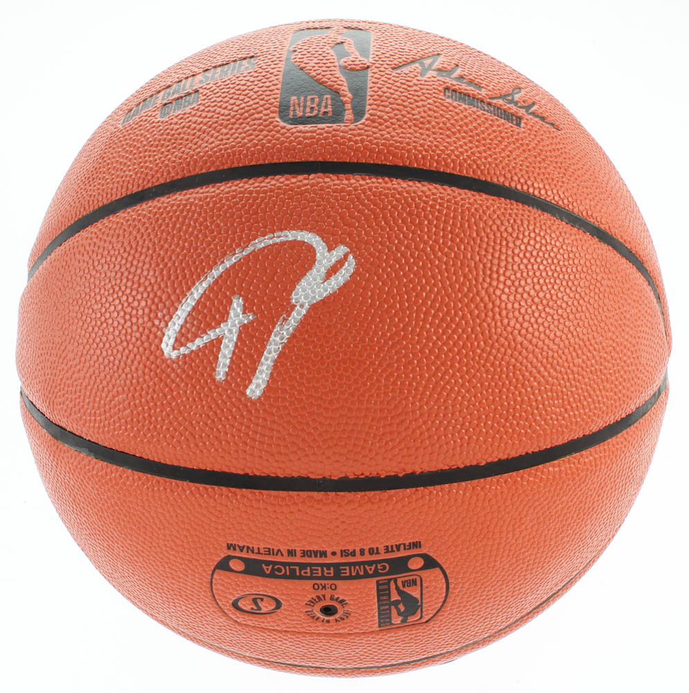 Giannis Antetounmpo Signed NBA Game Ball Series Basketball (Radtke) at PristineAuction.com Giannis Antetounmpo Signed NBA Game Ball Series Basketball (Radtke) at PristineAuction.com